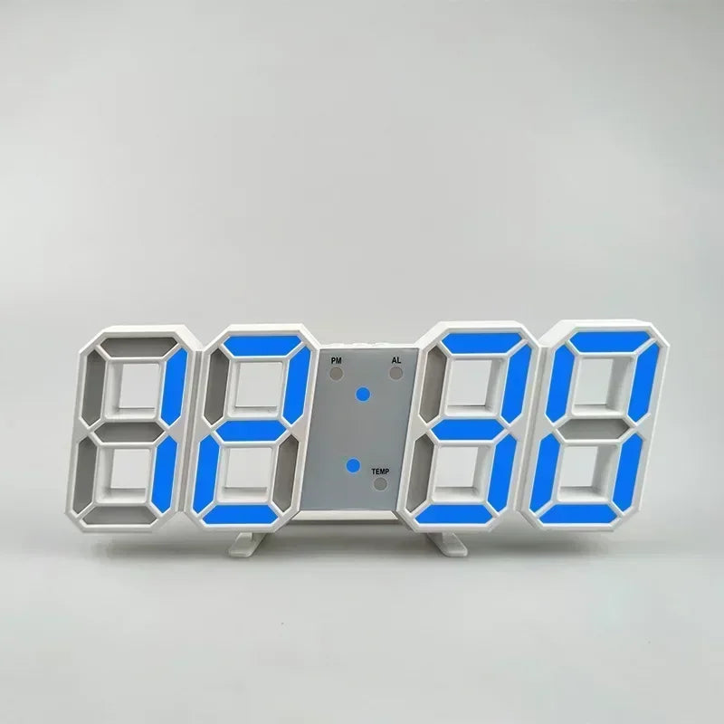 Reloj LED Digital — Escritorio y Pared