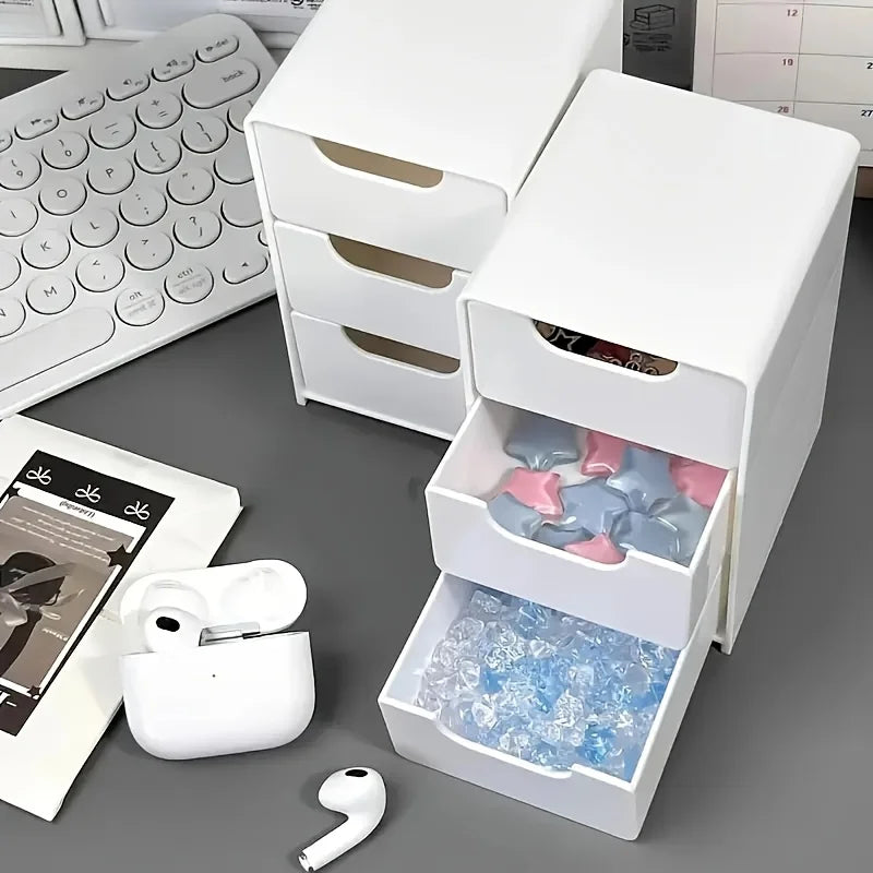 Organizador de Escritorio — 3 Niveles con Cajones