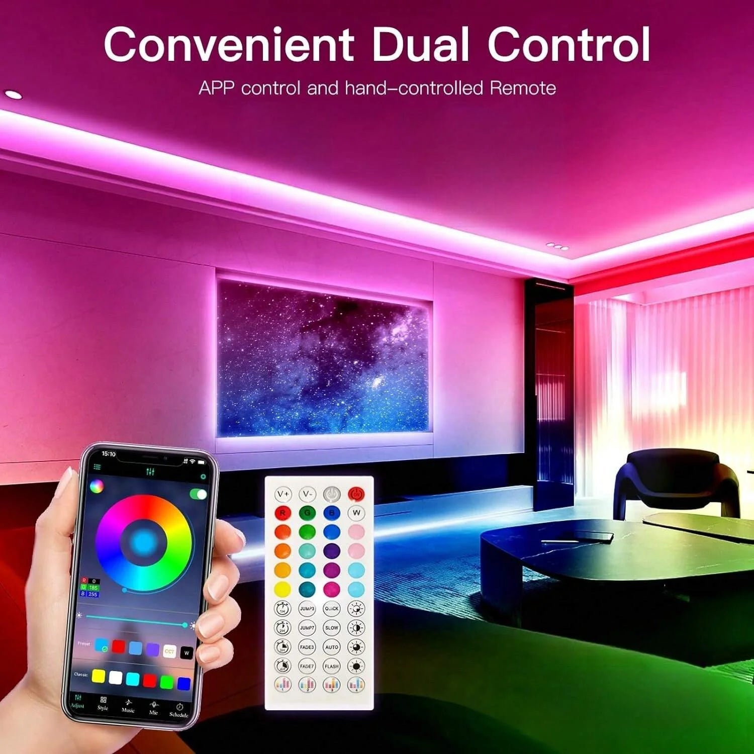 Tira LED RGB — Control por App