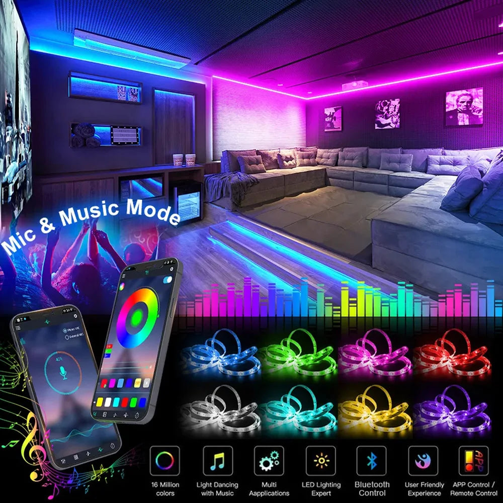 Tira LED RGB — Control por App