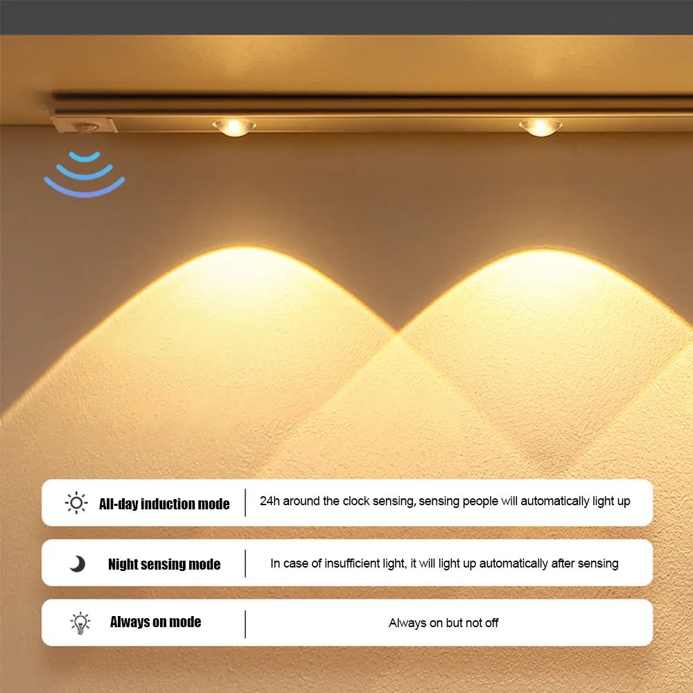 Luz LED con Sensor de Movimiento — Recargable USB