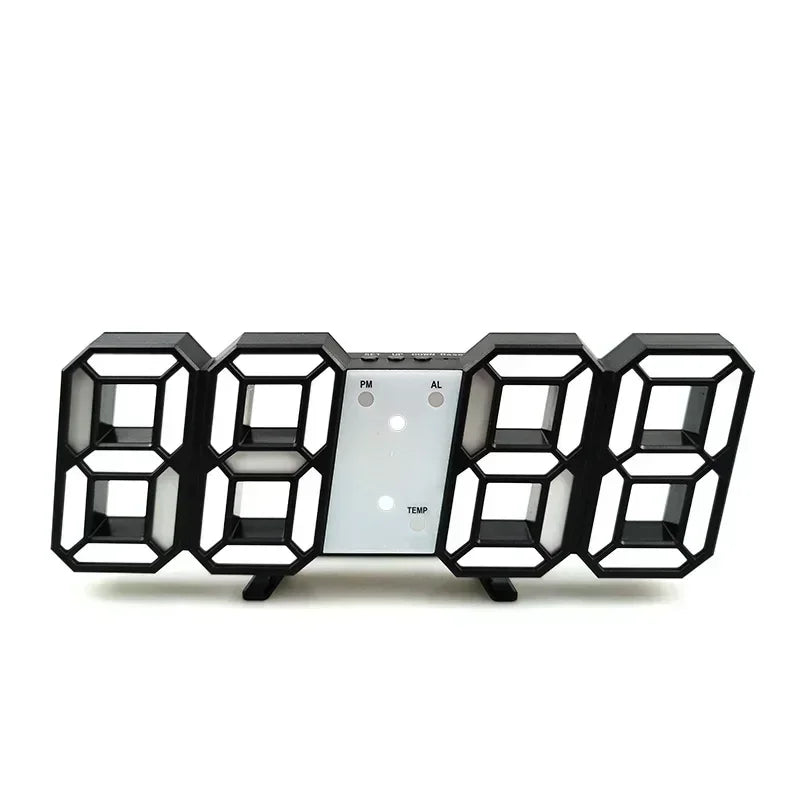 Reloj LED Digital — Escritorio y Pared