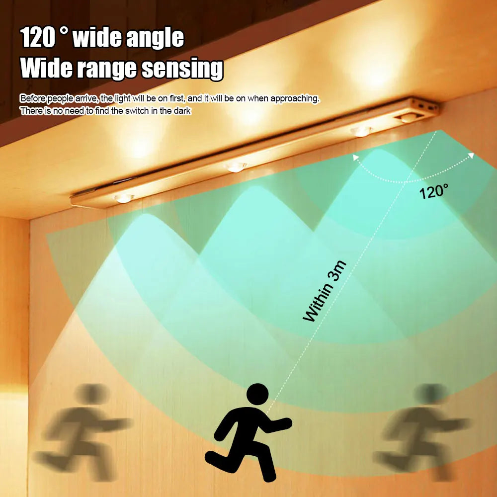 Luz LED con Sensor de Movimiento — Recargable USB