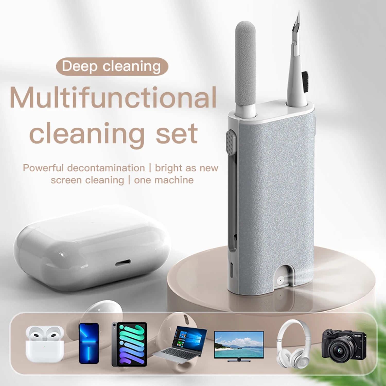 Kit de Limpieza 8 en 1 — Teclado, Auriculares y Pantalla